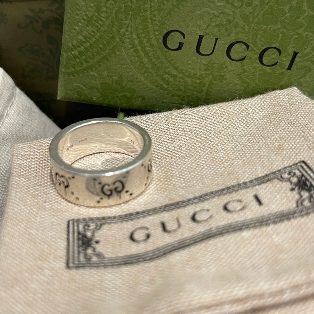 Authentic Gucci Ring complete set size 19 - Picture 6 of 12